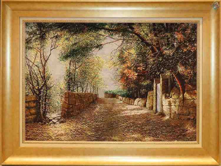 تصویر 4 از تابلو فرش سلطنتی و اشرافی بهترین انتخاب برای تزئین عمارت های مجلل